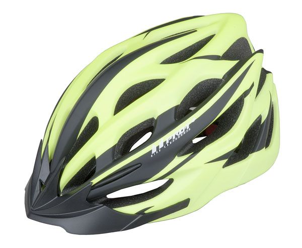 Cyklistická helma PRO-T Plus Alcazar In mold žlutá fluor-černá matná