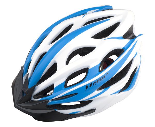 Cyklistická helma PRO-T Plus Alcazar In mold bílo-modrá