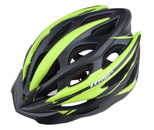 Cyklistická helma PRO-T Plus Alcazar In mold černo-zelená