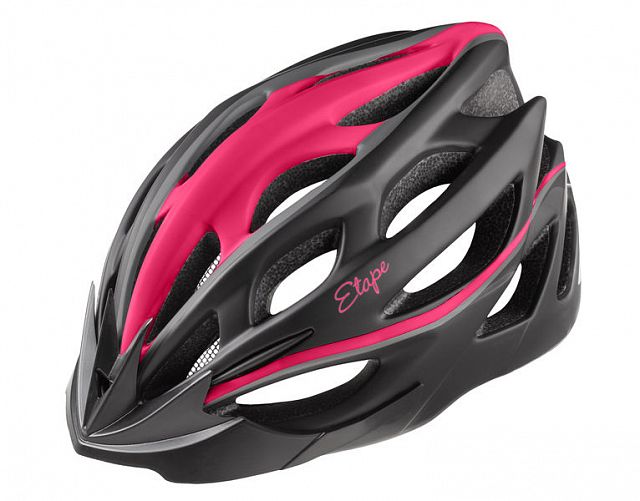 Dámská cyklistická helma Etape Vesper černá/růžová mat