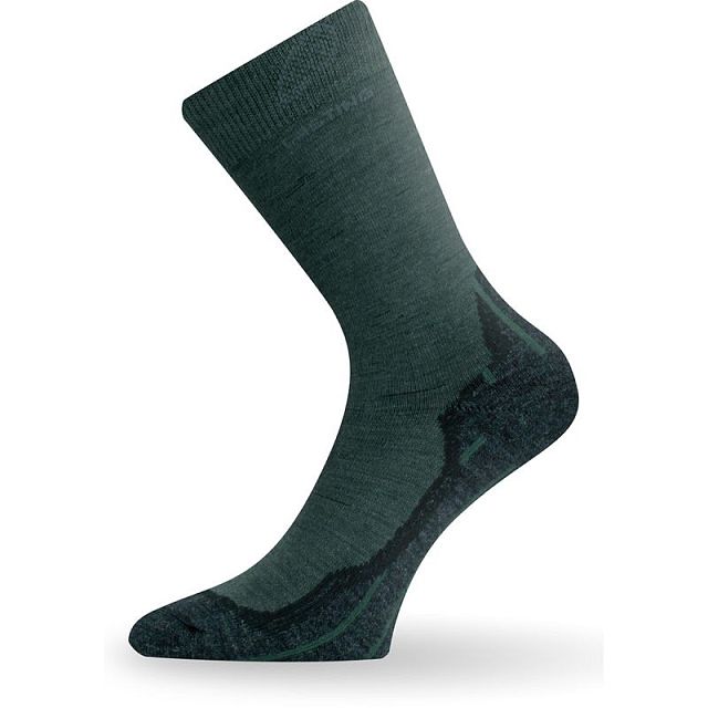 Merino ponožky Lasting WHI 620 zelená