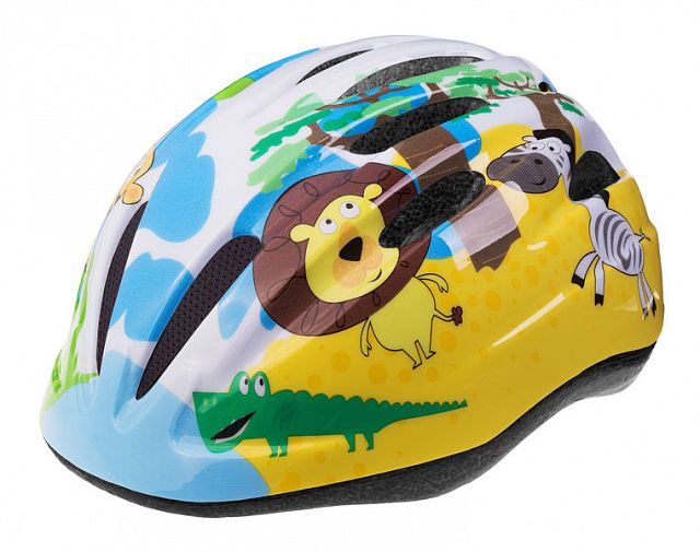 Dětská cyklistická helma Etape Rebel žlutá/modrá