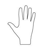 Velikostní tabulka - Dámské cyklo rukavice Fox Womens Ranger Glove Black