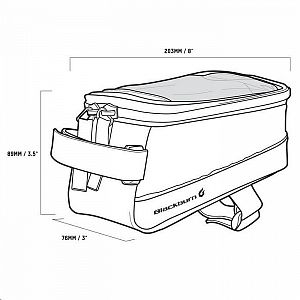 Brašna na rám Blackburn Local Plus Top Tube Bag