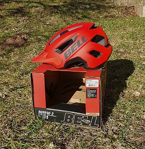 Cyklistická helma BELL Nomad 2 Mat Dark Red