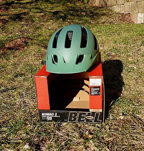 Cyklistická helma BELL Nomad 2 Mat Green M/L