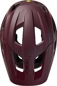Cyklistická helma Fox Mainframe Trvrs Dark Maroon