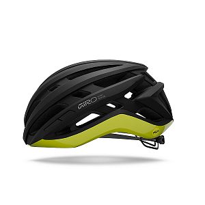 Cyklistická helma GIRO Agilis MIPS Mat Black/Gloss Hi Viz Yellow M