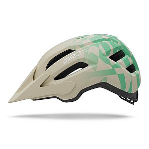 Cyklistická helma GIRO Fixture II Mat Stone/Green Rush