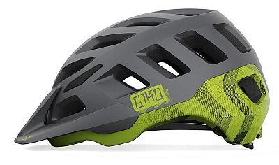 Cyklistická helma GIRO Radix Mat Metalic Black/Lime M