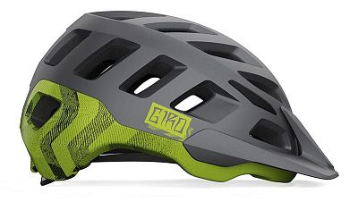 Cyklistická helma GIRO Radix Mat Metalic Black/Lime M