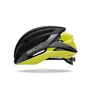 Cyklistická helma GIRO Syntax MIPS Mat Black/Gloss Hi Viz Yellow M