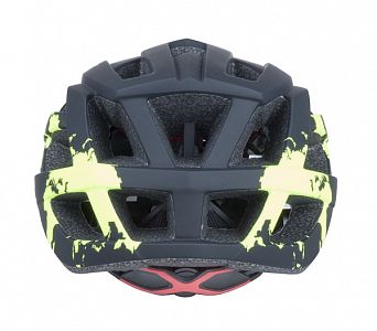 Cyklistická helma PRO-T Plus Soria In mold černo-oranžová neon matná