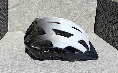 Cyklistická helma R2 EXPLORER bílá/černá