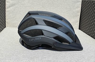 Cyklistická helma R2 EXPLORER černá/šedá