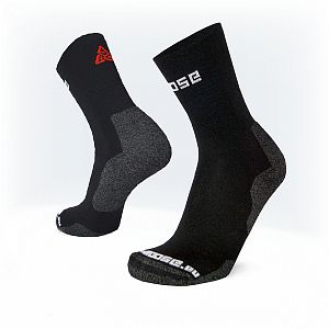 Cyklistické ponožky MOOSE HURRICANE Merino černá