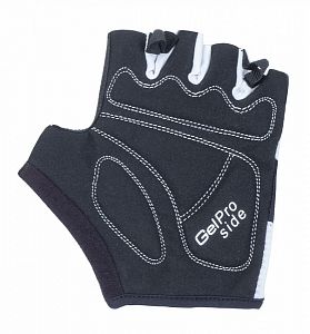 Cyklistické rukavice PRO-T Plus Garda černo-bílá
