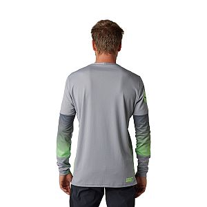 Cyklistický dres Fox Defend LS Jersey Cekt Light Grey