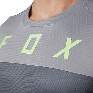 Cyklistický dres Fox Defend SS Jersey Cekt Black/Grey