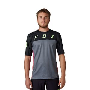 Cyklistický dres Fox Defend SS Jersey Cekt Black