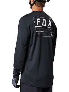 Cyklistický dres Fox Ranger Drirelease 3/4 Jersey Iron Black