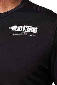 Cyklistický dres Fox Ranger Drirelease LS Jersey Black White