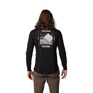 Cyklistický dres Fox Ranger Drirelease LS Jersey Shepherds Black