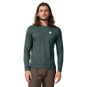 Cyklistický dres Fox Ranger Drirelease LS Jersey Shepherds Hunter Green