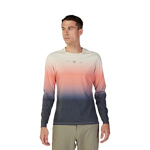 Cyklistický dres Fox Ranger Drirelease Md LS Jersey Lunar Bone