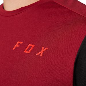 Cyklistický dres Fox Ranger Drirelease SS Jersey Race Bordeaux