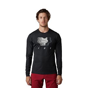 Cyklistický dres Fox Ranger LS Jersey Dayto Black