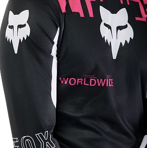 Cyklistický dres Fox Ranger LS Jersey Digi Image Black