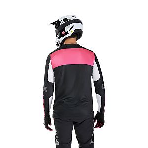 Cyklistický dres Fox Ranger LS Jersey Digi Image Black