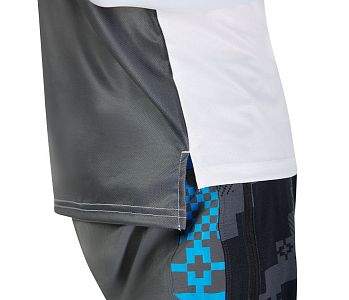 Cyklistický dres Fox Ranger LS Jersey Digi Image White
