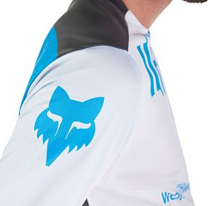 Cyklistický dres Fox Ranger LS Jersey Digi Image White