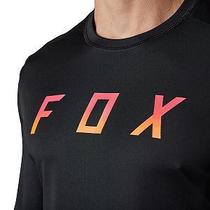 Cyklistický dres Fox Ranger LS Jersey Dose Black
