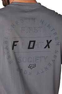 Cyklistický dres Fox Ranger LS Jersey Font Dark Grey