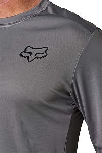 Cyklistický dres Fox Ranger LS Jersey Font Dark Grey