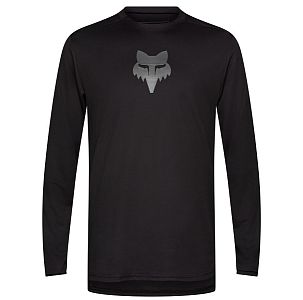 Cyklistický dres Fox Ranger LS Jersey Fox Head Black