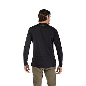 Cyklistický dres Fox Ranger LS Jersey Fox Head Black