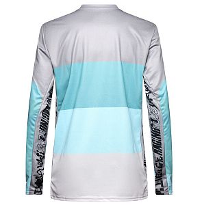 Cyklistický dres Fox Ranger LS Jersey Grid Steel Grey