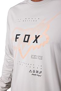 Cyklistický dres Fox Ranger LS Jersey Jectr Vintage White