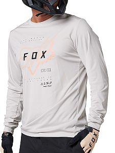 Cyklistický dres Fox Ranger LS Jersey Jectr Vintage White