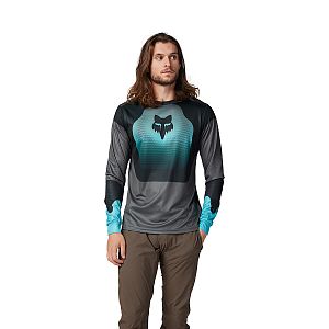 Cyklistický dres Fox Ranger LS Jersey Revise Teal