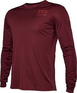 Cyklistický dres Fox Ranger LS Jersey Swath Dark Maroon