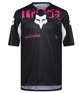 Cyklistický dres Fox Ranger SS Jersey Digi Image Black
