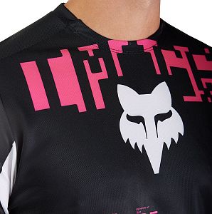 Cyklistický dres Fox Ranger SS Jersey Digi Image Black