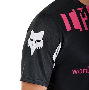 Cyklistický dres Fox Ranger SS Jersey Digi Image Black