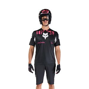 Cyklistický dres Fox Ranger SS Jersey Digi Image Black