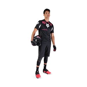 Cyklistický dres Fox Ranger SS Jersey Digi Image Black